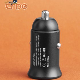 تصویر شارژر فندکی کربی مدل CR-G101 Crbe CR-G101 Car Charger