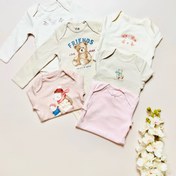 تصویر بادی دخترانه آستین بلند وارداتی کد ۳۲۴ 