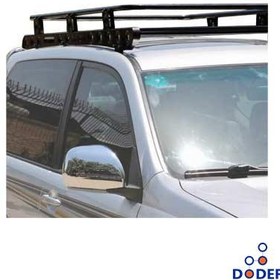 تصویر باربند( تخت و سبدی) تویوتا پرادو 120 دودرب کمل آفرود (با و بدون سانروف) Roof Rack Toyota Prado 120 