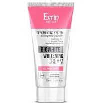 تصویر کرم روشن کننده پوست اورین مناسب انواه پوست EVRIN WHIT CREAM BIOWHITE 