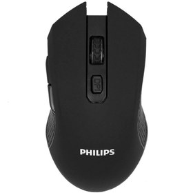 تصویر موس بی سیم PHILIPS مدل H10 - مشکی Wireless mouse PHILIPS model H10