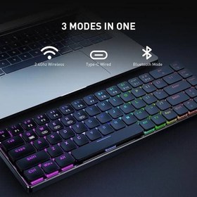 تصویر کیبورد مخصوص بازی اونیکوما مدل G29 ONIKUMA G29 69 Keys Type-C Wired Keyboard with RGB Backlight