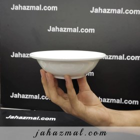 تصویر سالادخوری چینی زرین سفید (1 نفره) Zarin Iran Hotel-49 White 1 Piece Porcelain Salad-Bowl 1p