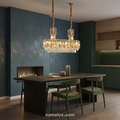 تصویر لوستر آویز مدرن سانتی (کد: 22117) 