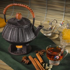 تصویر قوری نالینو مدل Fiorela Nalino Cast Iron Tea Pot FIORELA model