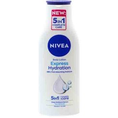 تصویر لوسیون بدن آلمانی نیوآ NIVEA Express Hydration حاوی مواد معدنی دریایی مناسب پوست معمولی تا خشک 250 میل 