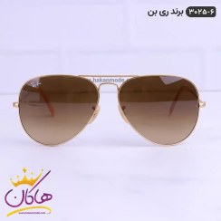 تصویر عینک آفتابی زنانه طلایی برند ray ban 1774741 Rb3025 62 001/51