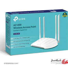 تصویر اکسس پوینت بیسیم دوباند تی پی لینک مدل TL-WA1201 TL-WA1201 AC1200 Wireless Access Point