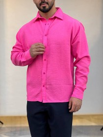 تصویر پیراهن لینن hanger 