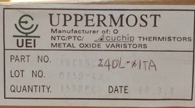 تصویر ترمیستور TDC05C240L- NTC 4KOHM 5MM 