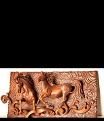 تصویر تابلو سه بعدی اسب 