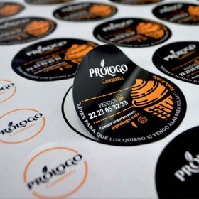 تصویر چاپ برچسب دایره‌ 