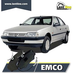 تصویر لنت ترمز جلو پژو پارس امکو ا Emco Brake Pad For Pars Emco Brake Pad For Pars