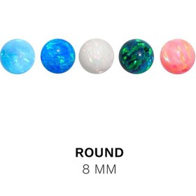 تصویر سنگ اپال گرد 