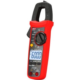 تصویر آمپرمتر کلمپی True RMS AC/DC 600A دیجیتال یونیتی +UNI-T UT204 clamp meter