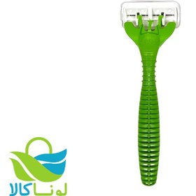 تصویر تیغ 5 لبه پفکی آدلر آلدا صابون دار لمسر lemser razor