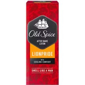 تصویر لوسیون افتر شیو ژاپنی اولد اسپیس Old Spice مدل Lionpride مناسب انواع پوست 100 میل 