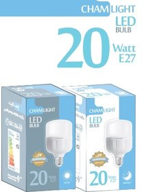 تصویر لامپ استوانه ای LED – چم لایت – 20 وات – مهتابی 