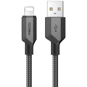 تصویر کابل تبدیل usb-C به لایتنینگ recci مدل RTC-N22L طول 1 متر RECCI 100CM DATA CABLE MICRO RTC-N22L