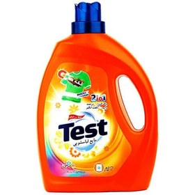 تصویر مایع لباسشویی مخصوص لباس رنگی تست مدل 2in1 مقدار 3000 میلی لیتر Test 2in1 Colored Clothes Washing Machine Liquid 3000ml