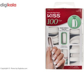 تصویر ناخن مصنوعي کيس مدل 100 Tips ا Kiss 100 Tips Nail Extension Kiss 100 Tips Nail Extension