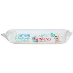 تصویر دستمال مرطوب پاک کننده کودک 70 عددی پنبه ریز Panberes Baby Wipes 70pcs