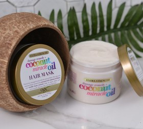 تصویر ماسک مو داخل حمام او جی ایکس Coconut Miracle 