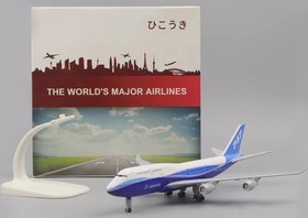 تصویر ماکت هواپیما بوئینگ 400-747 رنگامیزی کارخانه | Airplane Model 20CM Boeing 747-400 House Color 