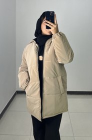 تصویر کاپشن پافرشو بلند سیلیکونی (911) 