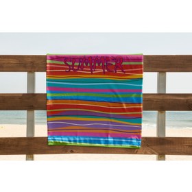 تصویر حوله ساحلی تابستانی - 70 در 150 سانتی‌متر برند pusula home Summer Beach Towel -70 x 150 cm