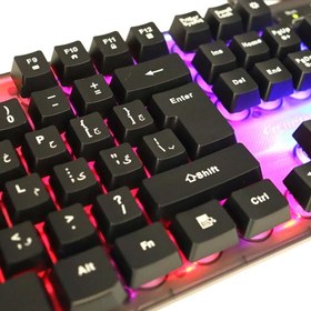 تصویر کیبورد گیمینگ دی‌نت DT-996 