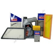 تصویر پکیج استاندارد روغن موتور پارس | پژو 206 تیپ 2 قبل از سال 85 