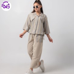 تصویر ست شومیز شلوار سولماز برای ۸سال به بالا 