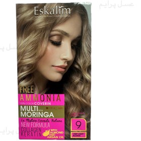 تصویر اسکالیم رنگ مو کیت بدون آمونیاک 9 – Eskalim Free-Ammonia Hair Color Kit 9 