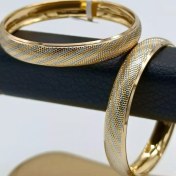 تصویر دستبند بچه گانه تک پوش طلا آوا 