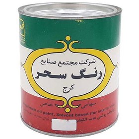 تصویر رنگ روغنی مشکی براق سحر کد 914 وزن 1 کیلو گرم Glossy black oil paint code 914, weight 1 kg