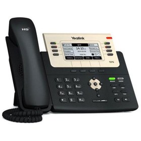 تصویر تلفن تحت شبکه مدل SIP T27G یالینک ا Yalink SIP T27G network telephone Yalink SIP T27G network telephone