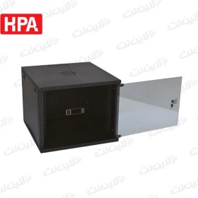 تصویر رک دیواری 9 یونیت عمق 45 اچ پی آسیا HPA HPA Wall rack 9 units depth 45