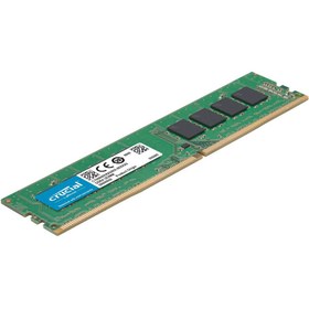 تصویر رم کامپیوتر کروشیال 8 گیگابایت با فرکانس 2400MHz Crucial DDR4 2400MHz 8GB CL17 Desktop Memory