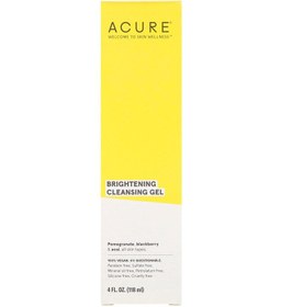 تصویر ژل پاک‌کننده روشن‌کننده ۱۱۸ میلی‌لیتر برند acure Brightening Cleansing Gel 118ml