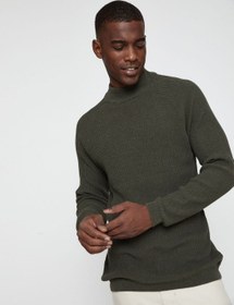 تصویر سویشرت ساده با یقه نیمه گردن برند Koton Basic Sweater Half Turtle Neck