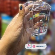 تصویر لیوان فانتزی مربع درب دار ۱۰ عددی 