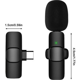 تصویر میکروفن یقه ای بی سیم XP-Z9 Type-C ایکس پی-پروداکت XP-Z9 Type C Wireless Microphone XP-Product