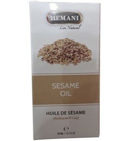 تصویر روغن کنجد 30 میلی‌لیتر برند hemani Sesame Oil 30ml