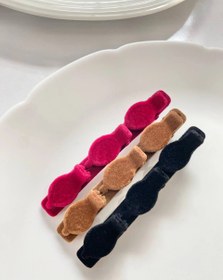 تصویر گیره کلیپسی مدل مخمل 