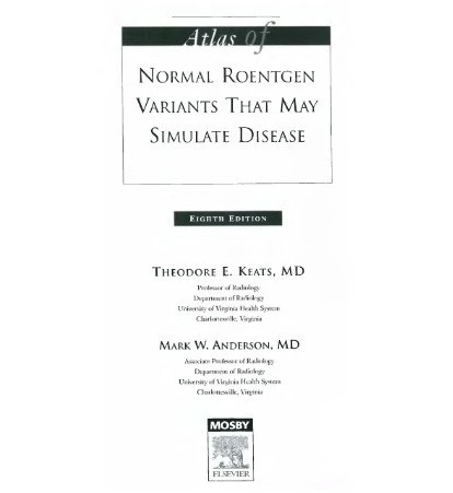 Variant Rasa Atlas خرید و قیمت دانلود کتاب Atlas of Normal Roentgen Variants That May ...