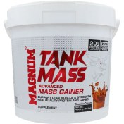 تصویر پودر گینر مگنوم تانک مس طعم شکلاتی وزن ۴۵۴۰ گرم 