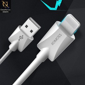 تصویر کابل تبدیل USB به lightning روموس مدل CB12V به طول 1 متر Romoss CB12V USB To lightning Cable 1m