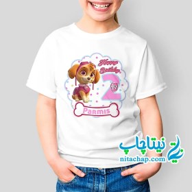 تصویر لباس تم تولد سگهای نگهبان دخترانه کد ۶ 