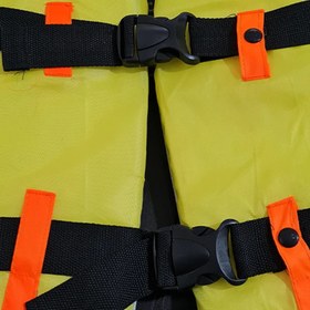 تصویر جلیقه شنا خارجی زرد فومی بزرگسال life vest Yellow